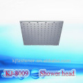 Overhead square brass wall reach showerhead